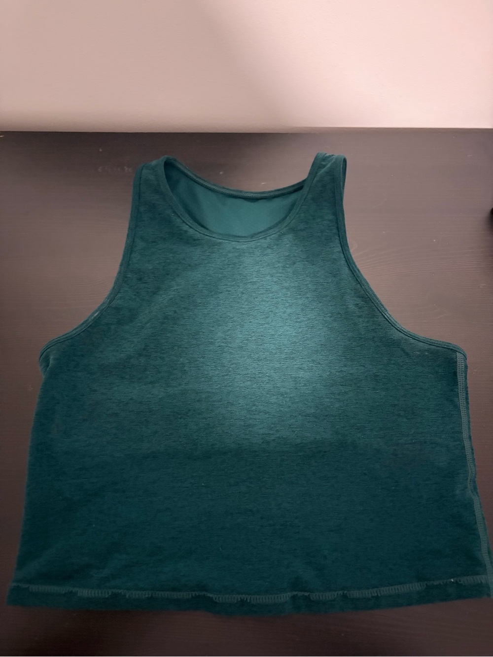 Vuori Cropped Tank Top - Teal